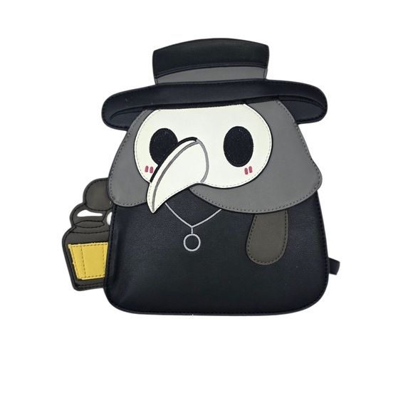 Squishable Doctor Plague Mini Backpack Vegan Leather Adjustable Straps Cartoon main image 9